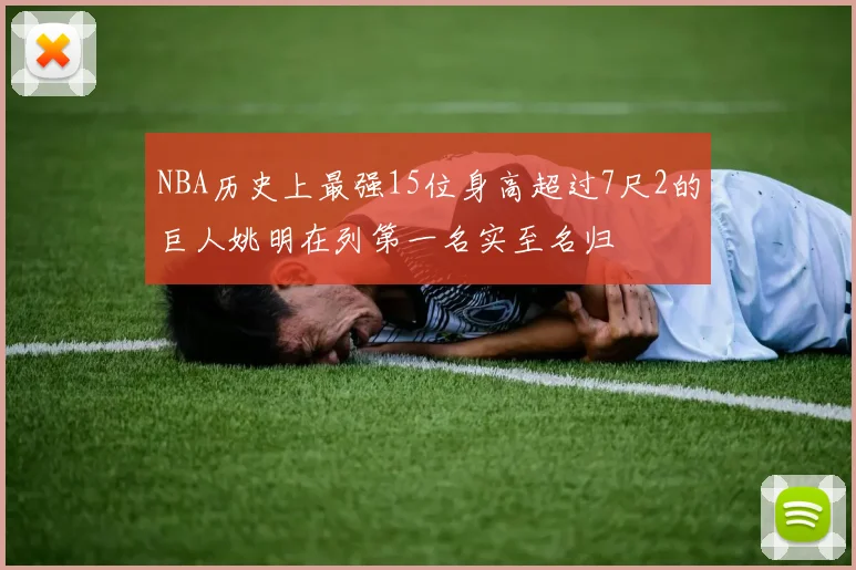 NBA历史上最强15位身高超过7尺2的巨人姚明在列第一名实至名归